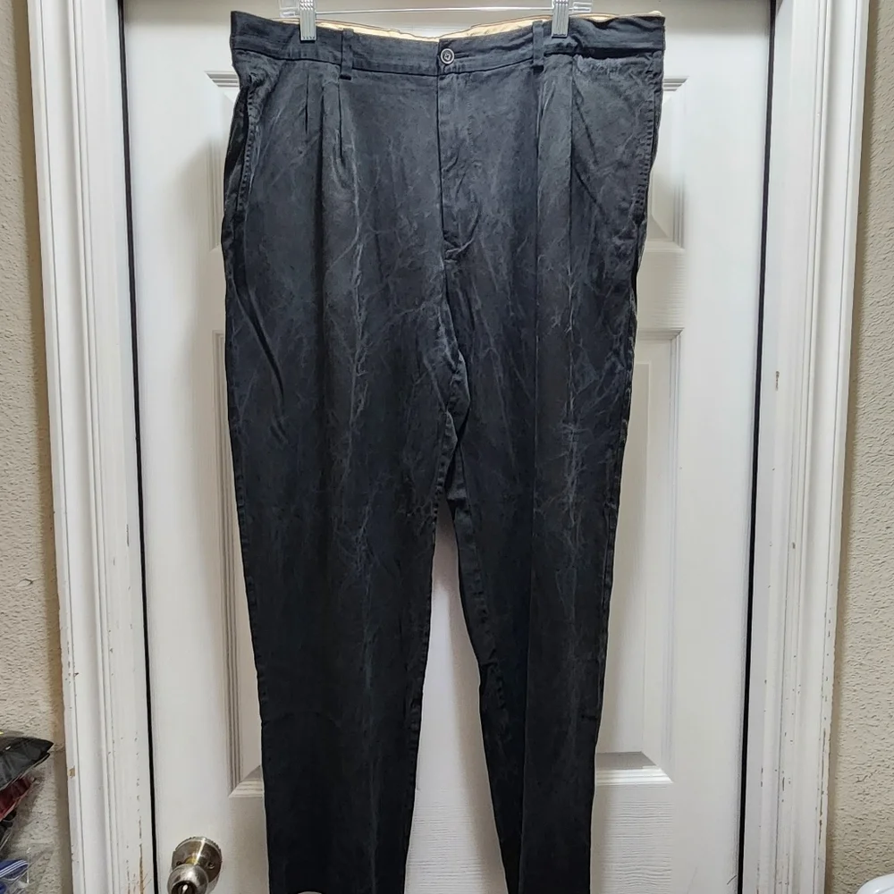 Tommy Bahama Silk & Bamboo Pants 40 X 32 Men's 40x32 black